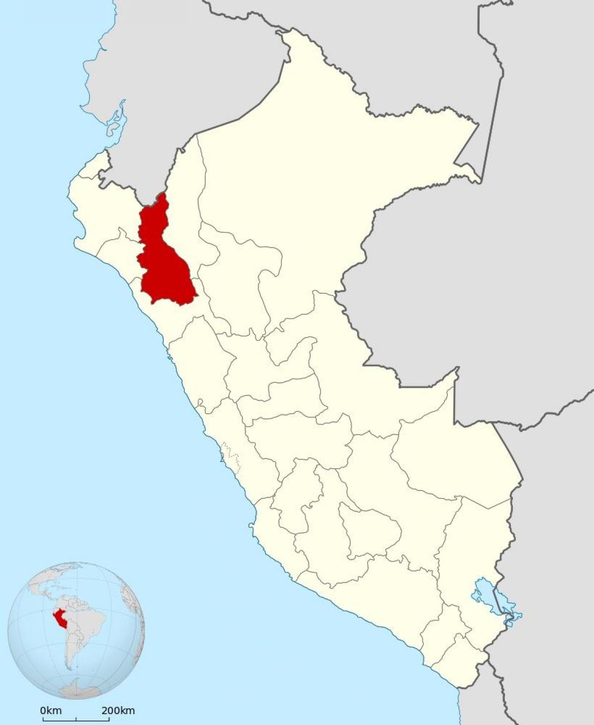 ramani ya Peru, cajamarca