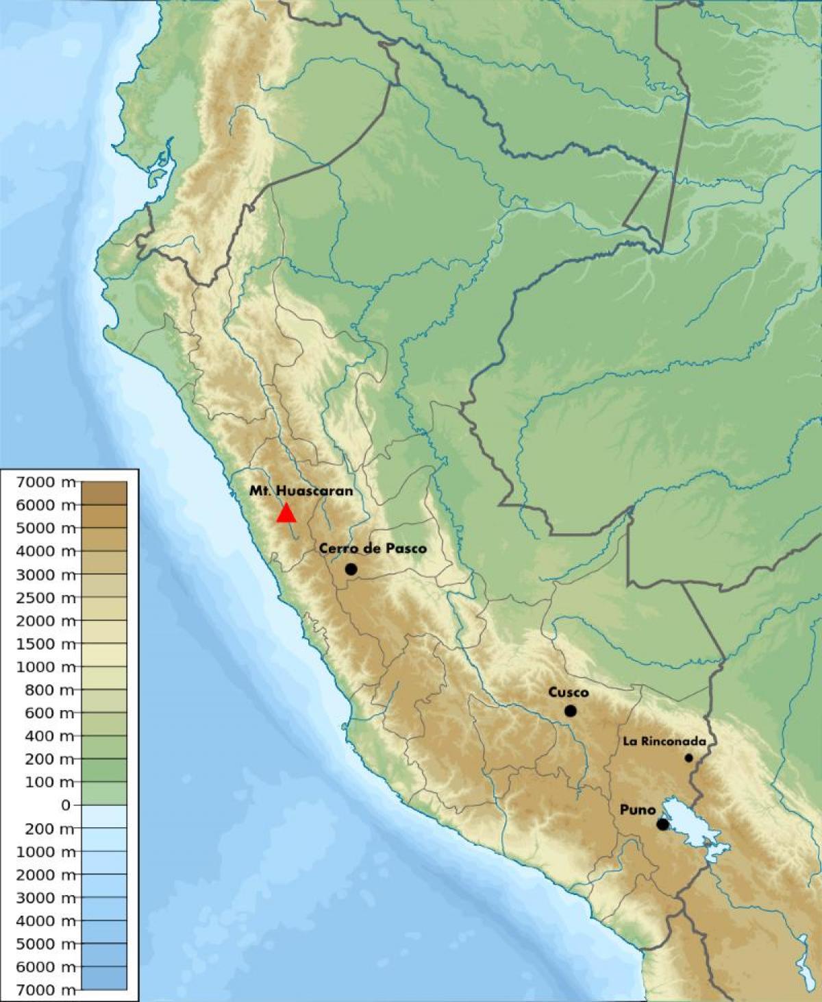 urefu ramani Peru