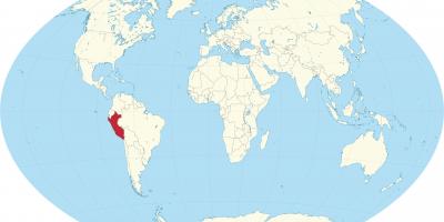Dunia ramani kuonyesha Peru