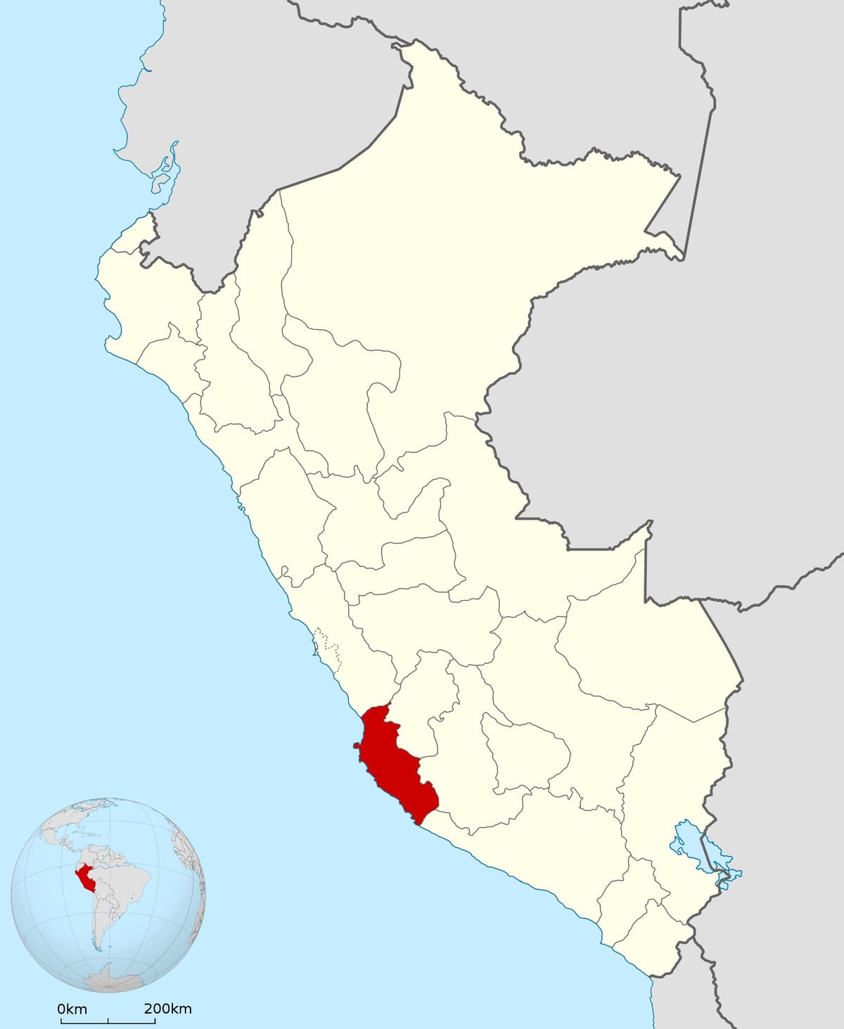 ramani ya ica Peru