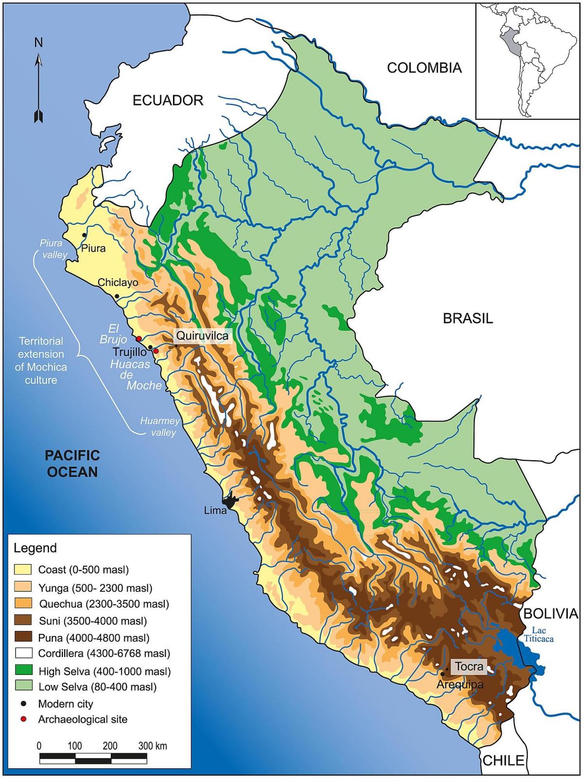 Peru jiografia ramani