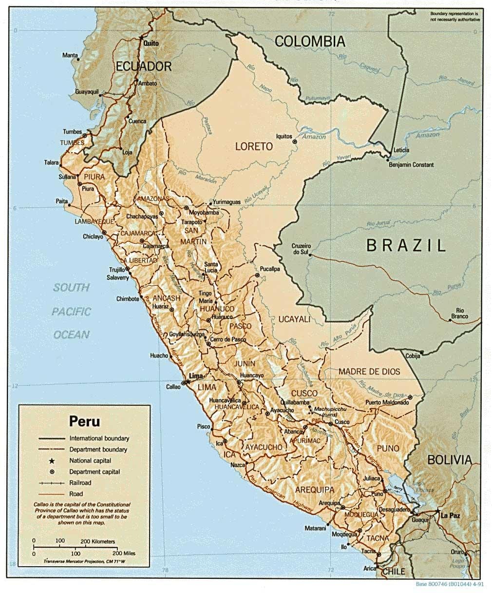 ramani ya Peru surf 