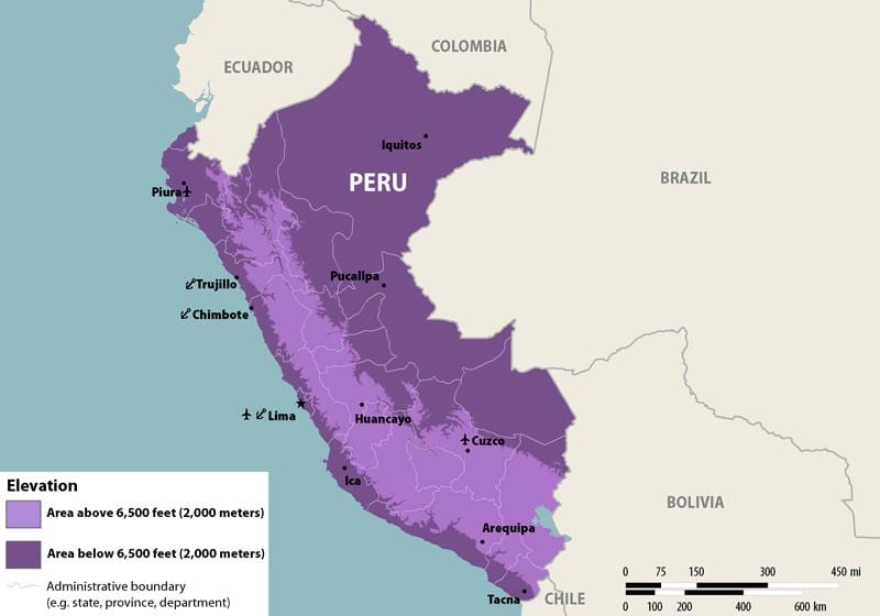ramani ya zika Peru
