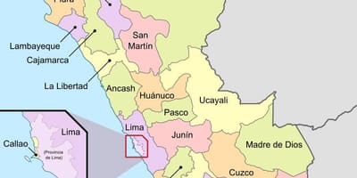 Ramani ya Peru jangwa