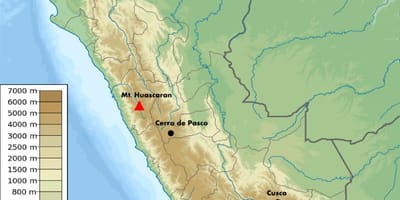 Urefu ramani Peru