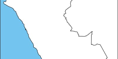 Ramani ya tupu ramani ya Peru